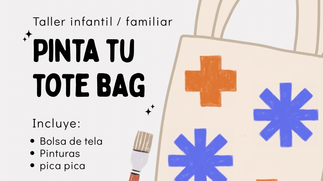 Pinta una TOTEBAG taller familiar