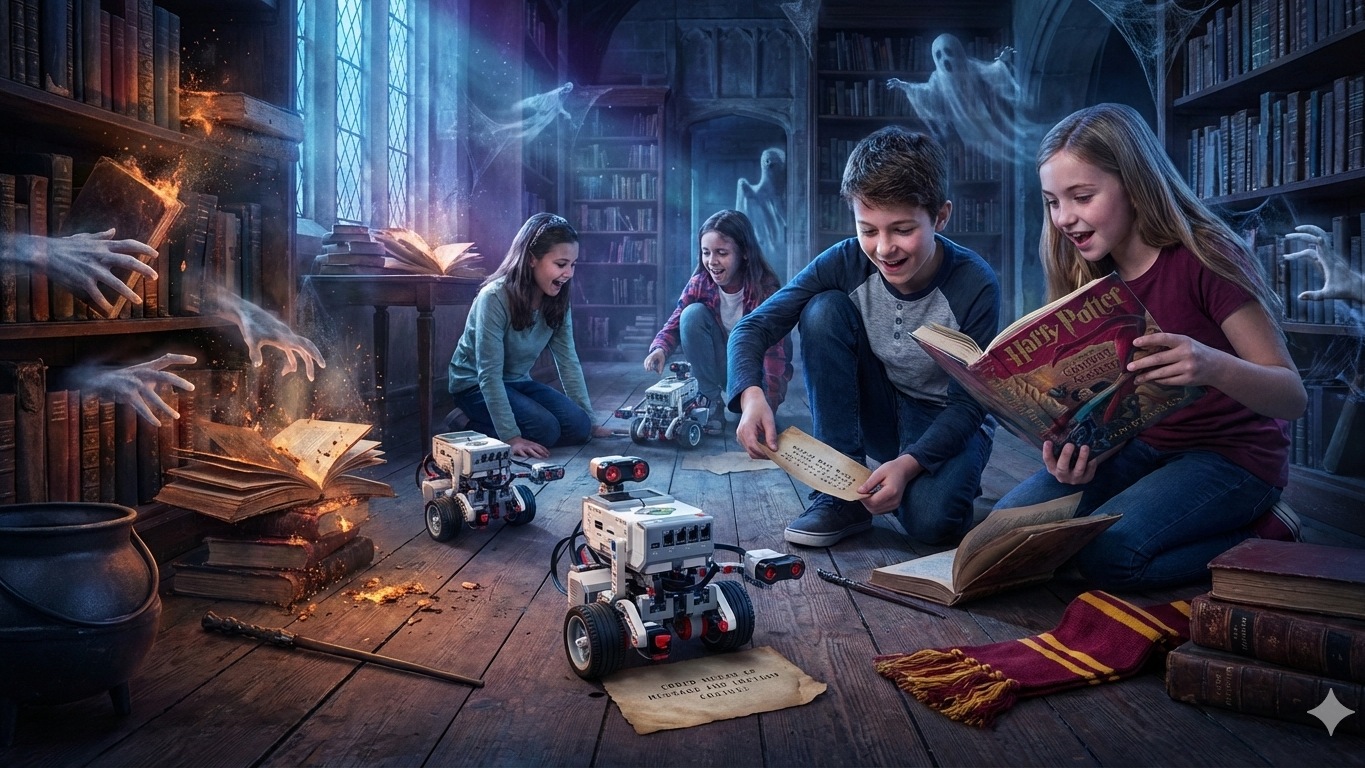 Maledicció a la Biblioteca (LEGO Education ROBOTIX)